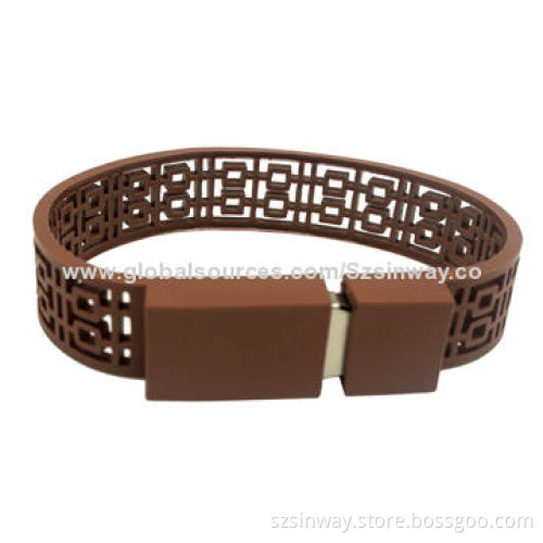 Bracelet USB Flash Drive with 2/4/8/16/32GB Flash Memory Capacity